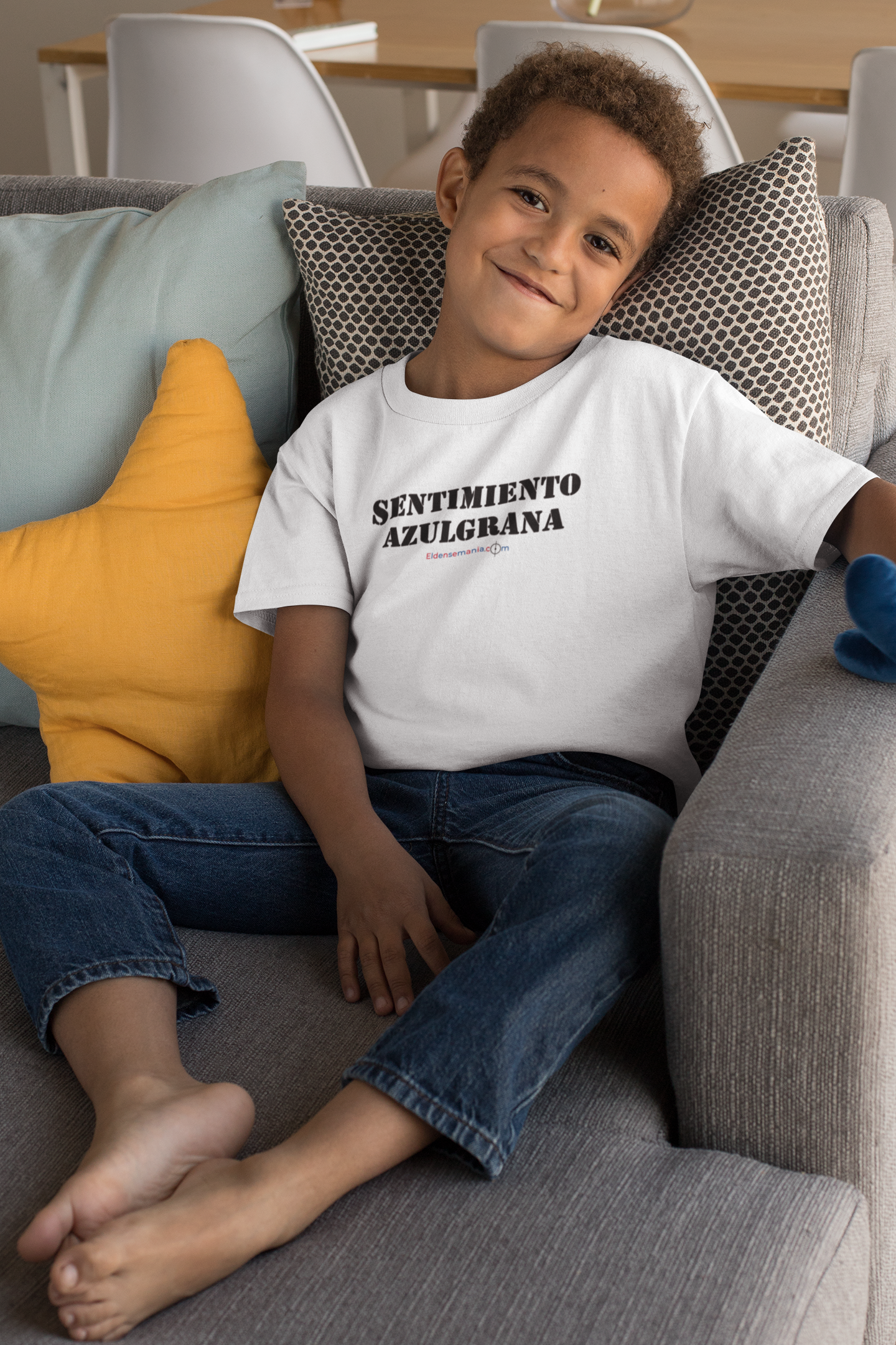 Camiseta Infantil Sentimiento Blanco