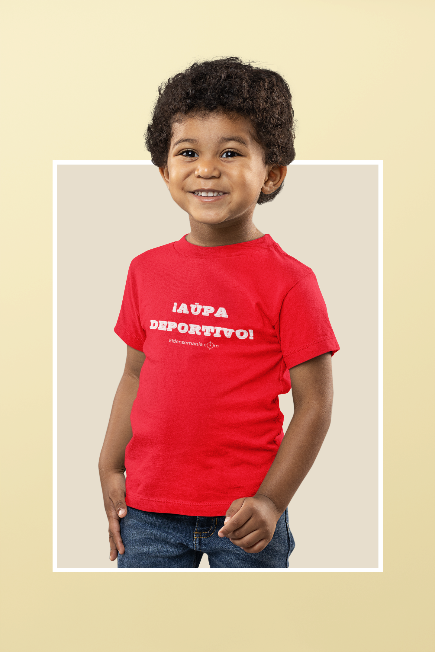 Camiseta Infantil Aúpa Rojo