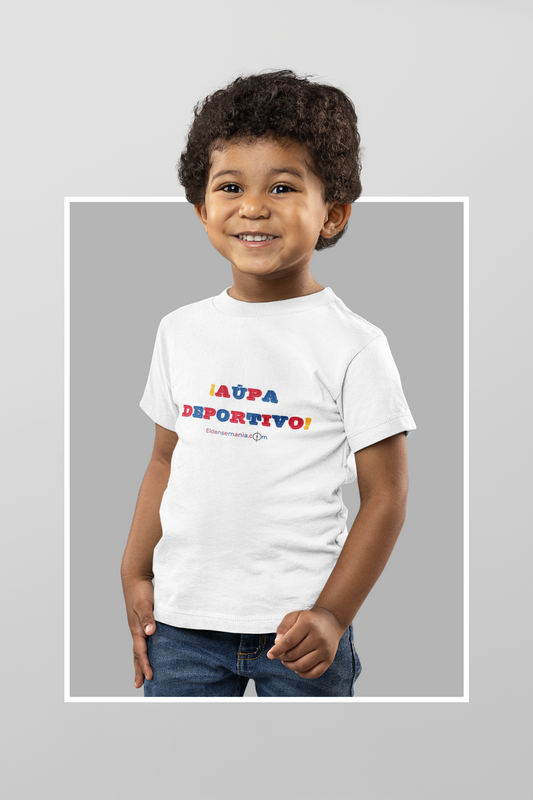 Camiseta infantil Aúpa Blanco