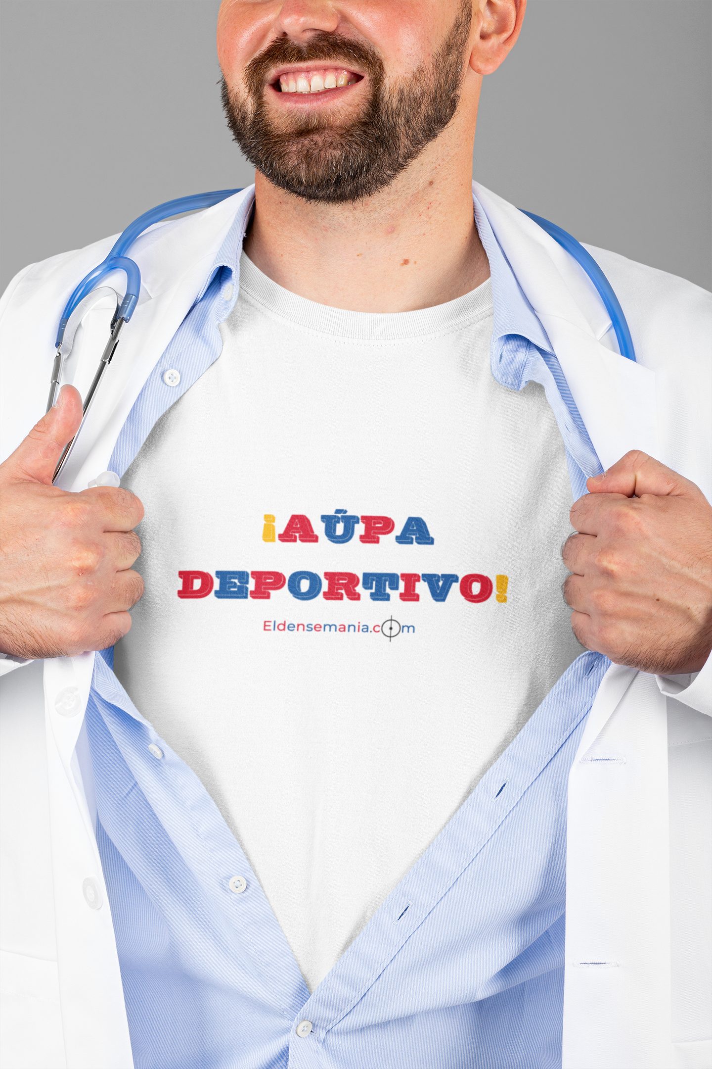 Camiseta adulto Aúpa blanco