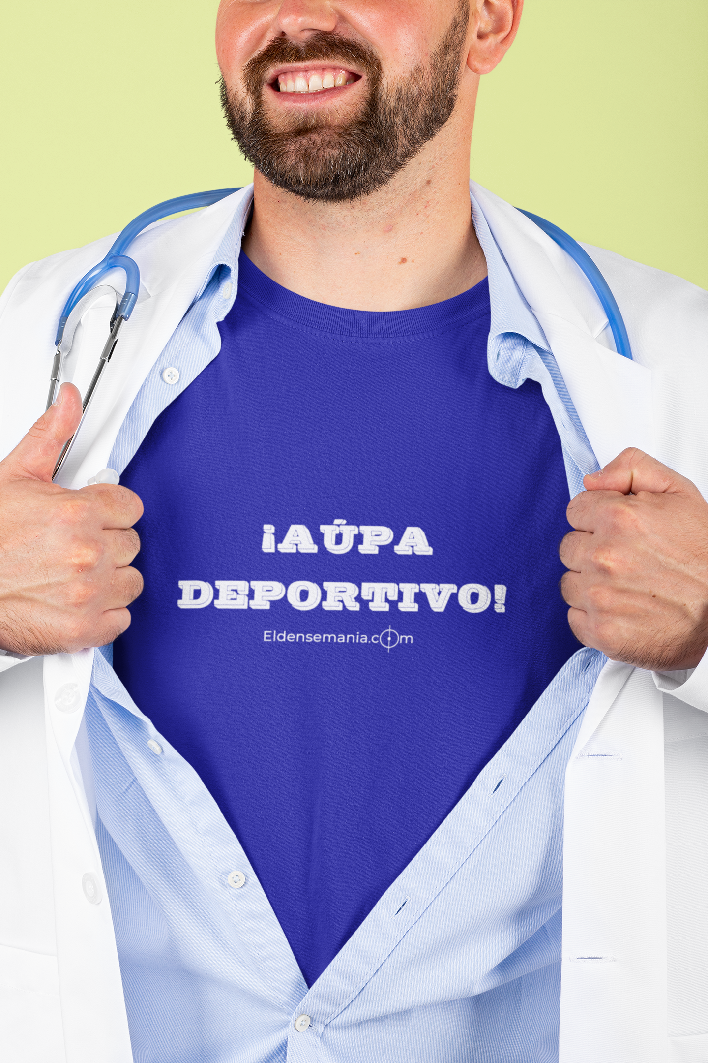 Camiseta adulto Aúpa Azul