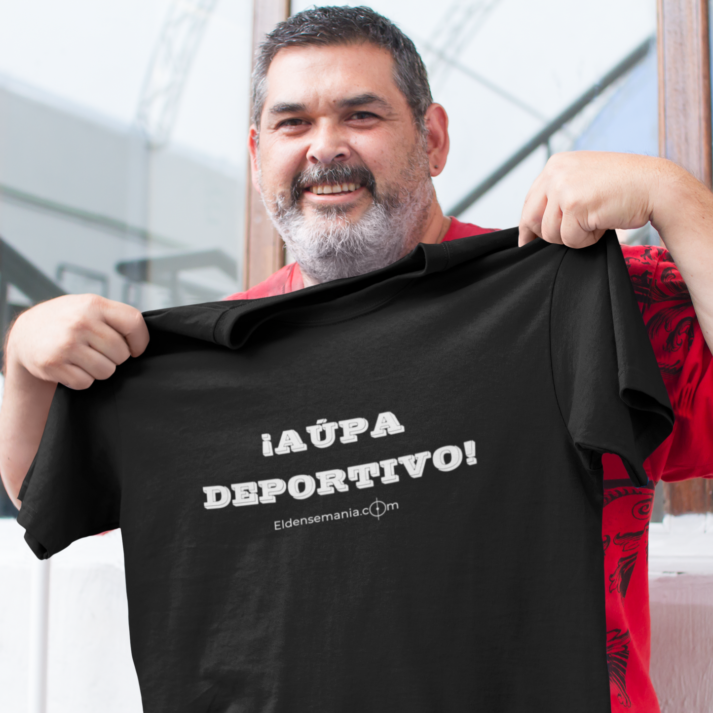 Camiseta adulto Aúpa Negro