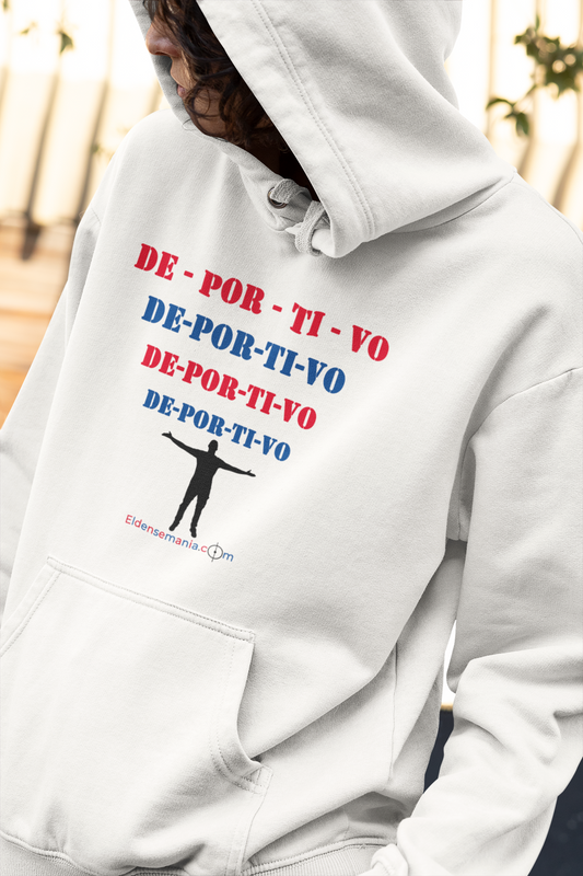 Sudadera capucha Deportivo blanco