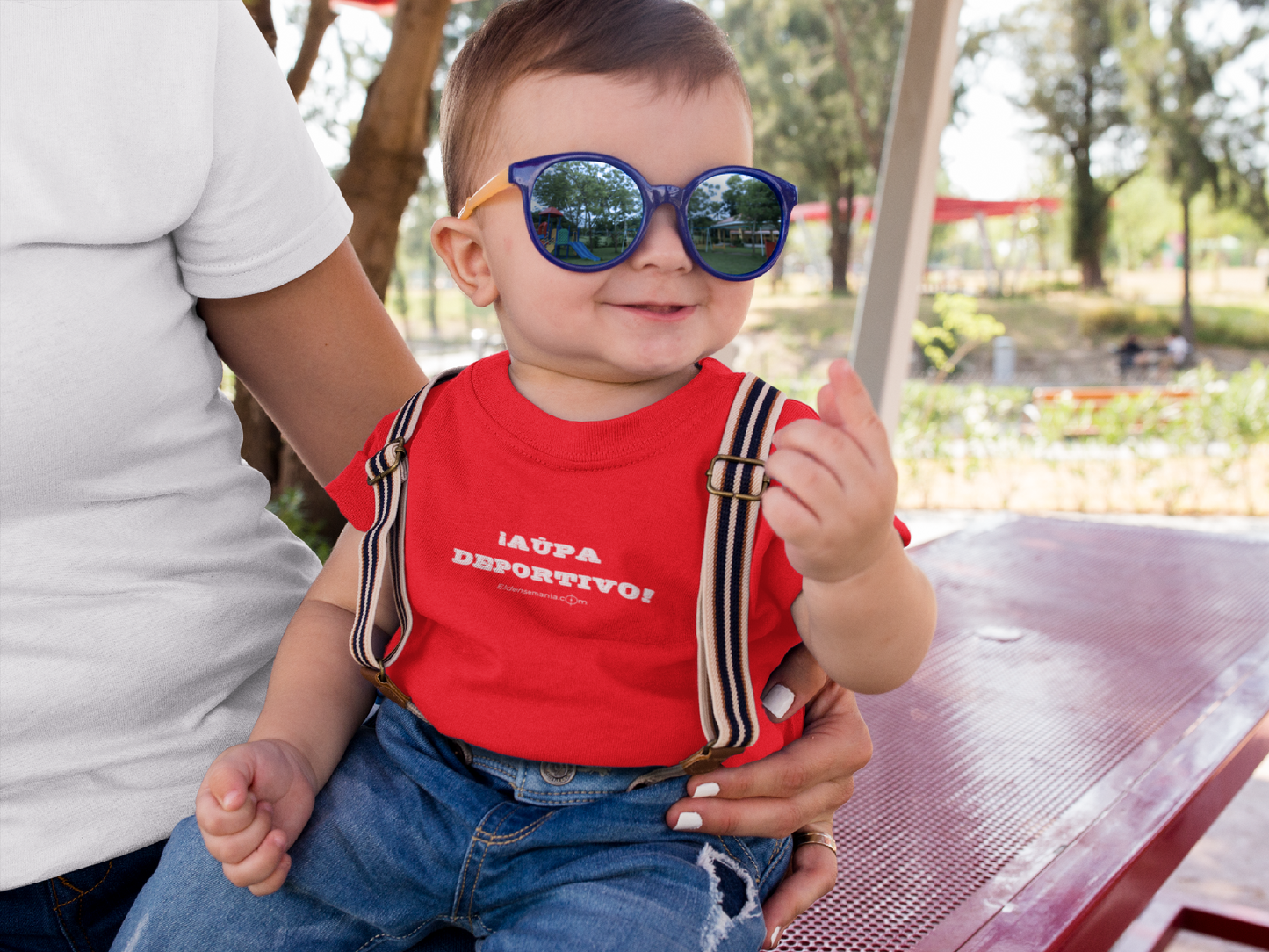 Camiseta Infantil Aúpa Rojo