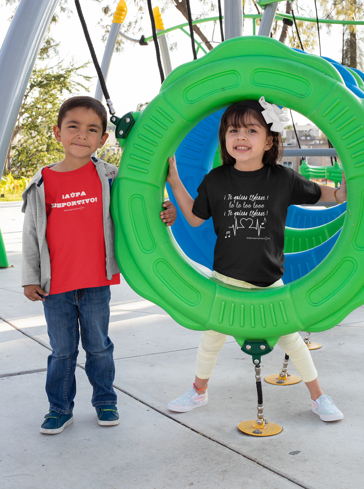 Camiseta Infantil Aúpa Rojo