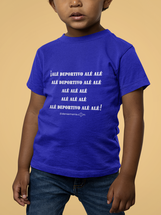 Camiseta Infantil Alé Alé Azul