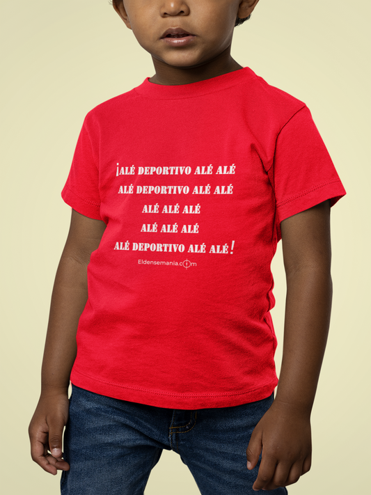 Camiseta Infantil Alé Alé Rojo