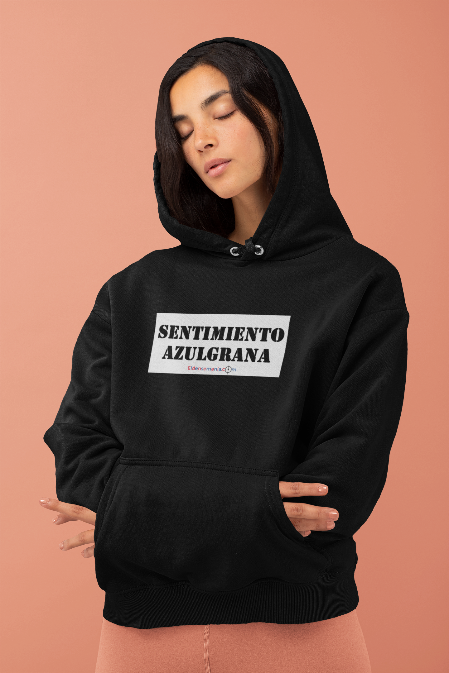 Sudadera capucha Sentimiento Negro