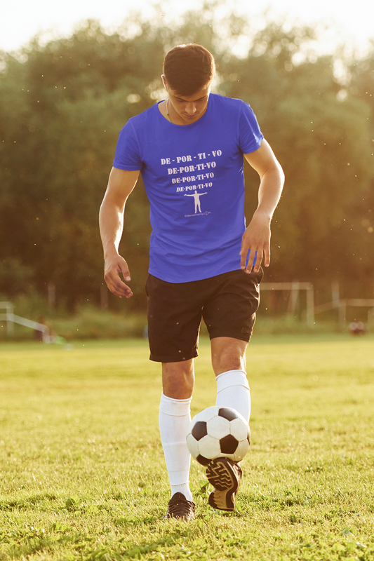 Camiseta Adulto Deportivo Azul