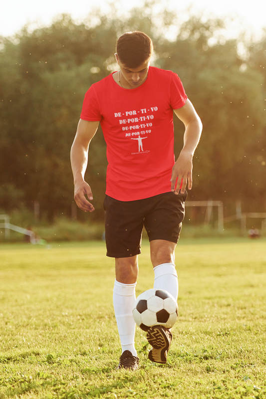 Camiseta Adulto Deportivo Rojo