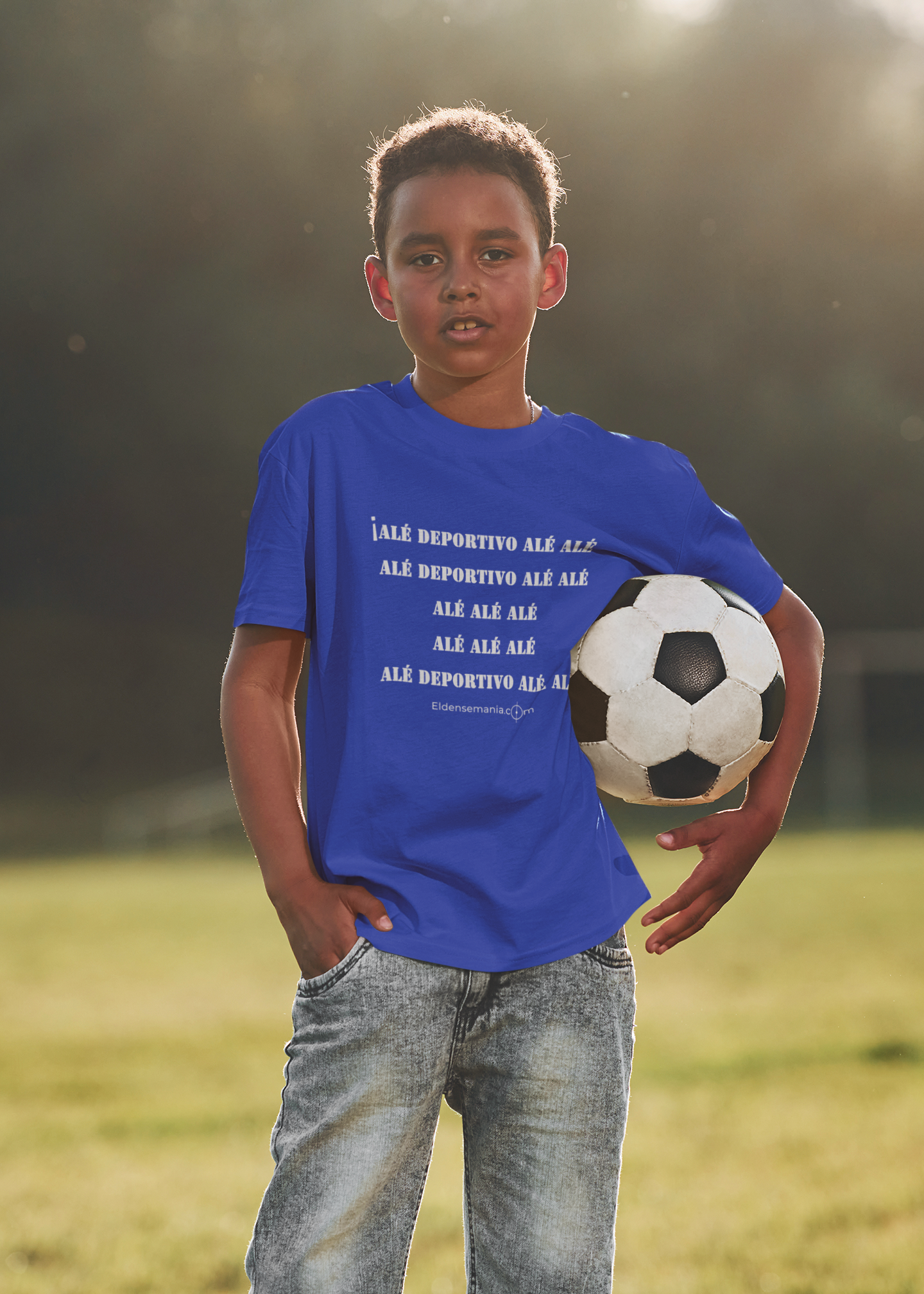 Camiseta Infantil Alé Alé Azul