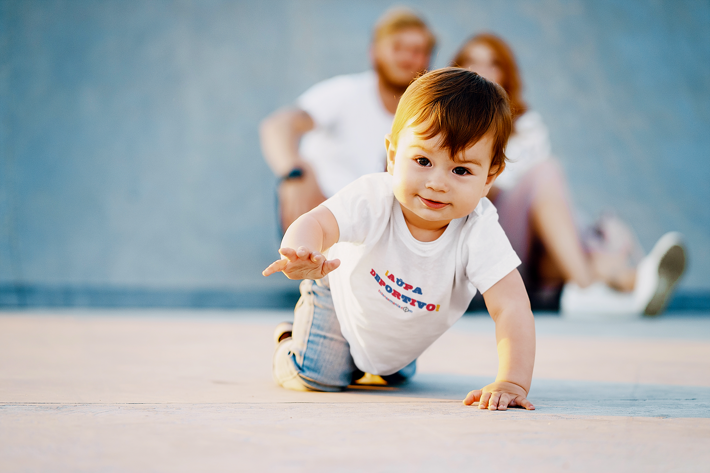 Camiseta infantil Aúpa Blanco