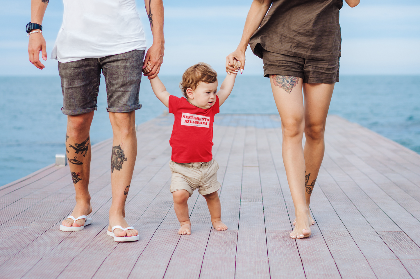 Camiseta Infantil Sentimiento Rojo