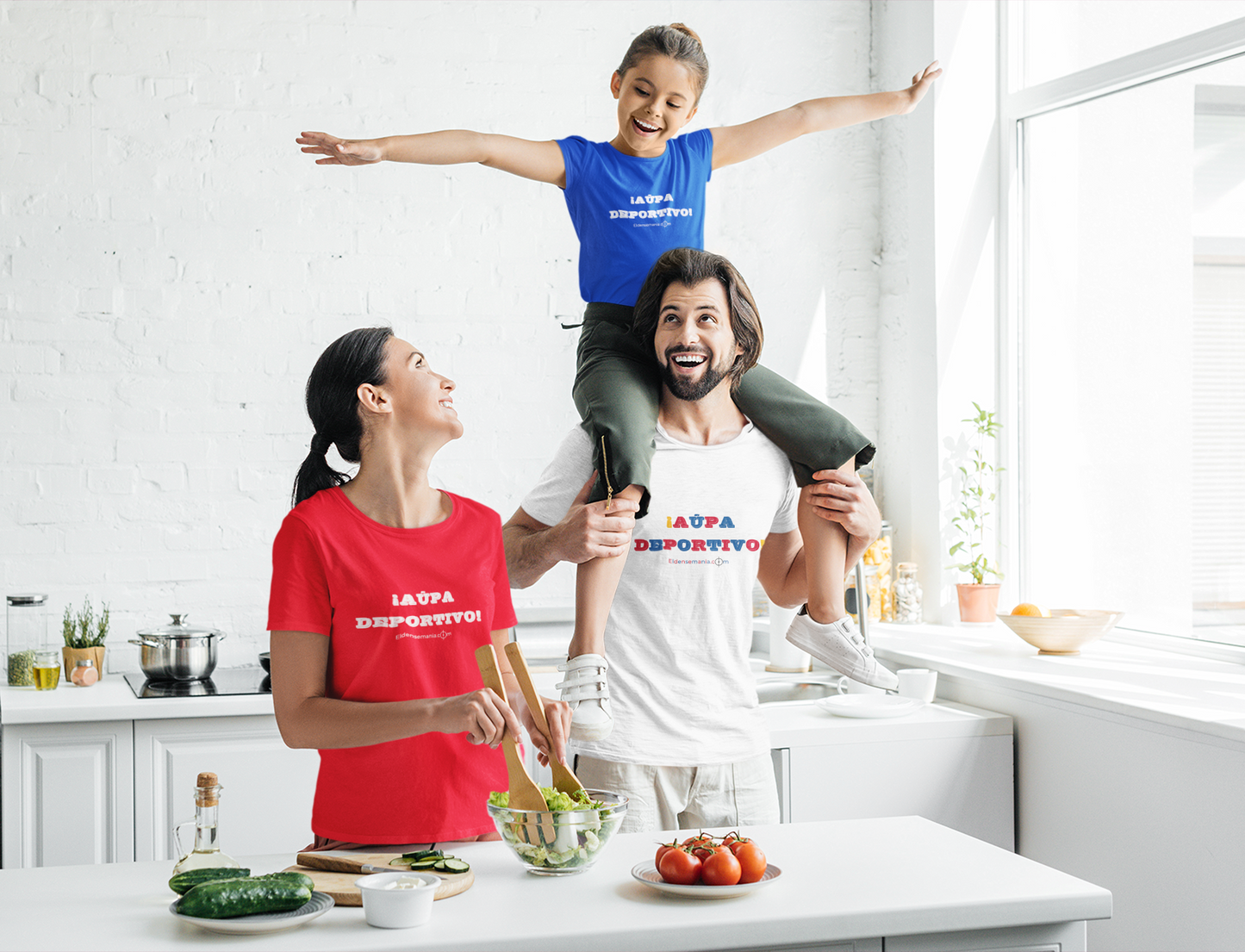 Camiseta adulto Aúpa Rojo