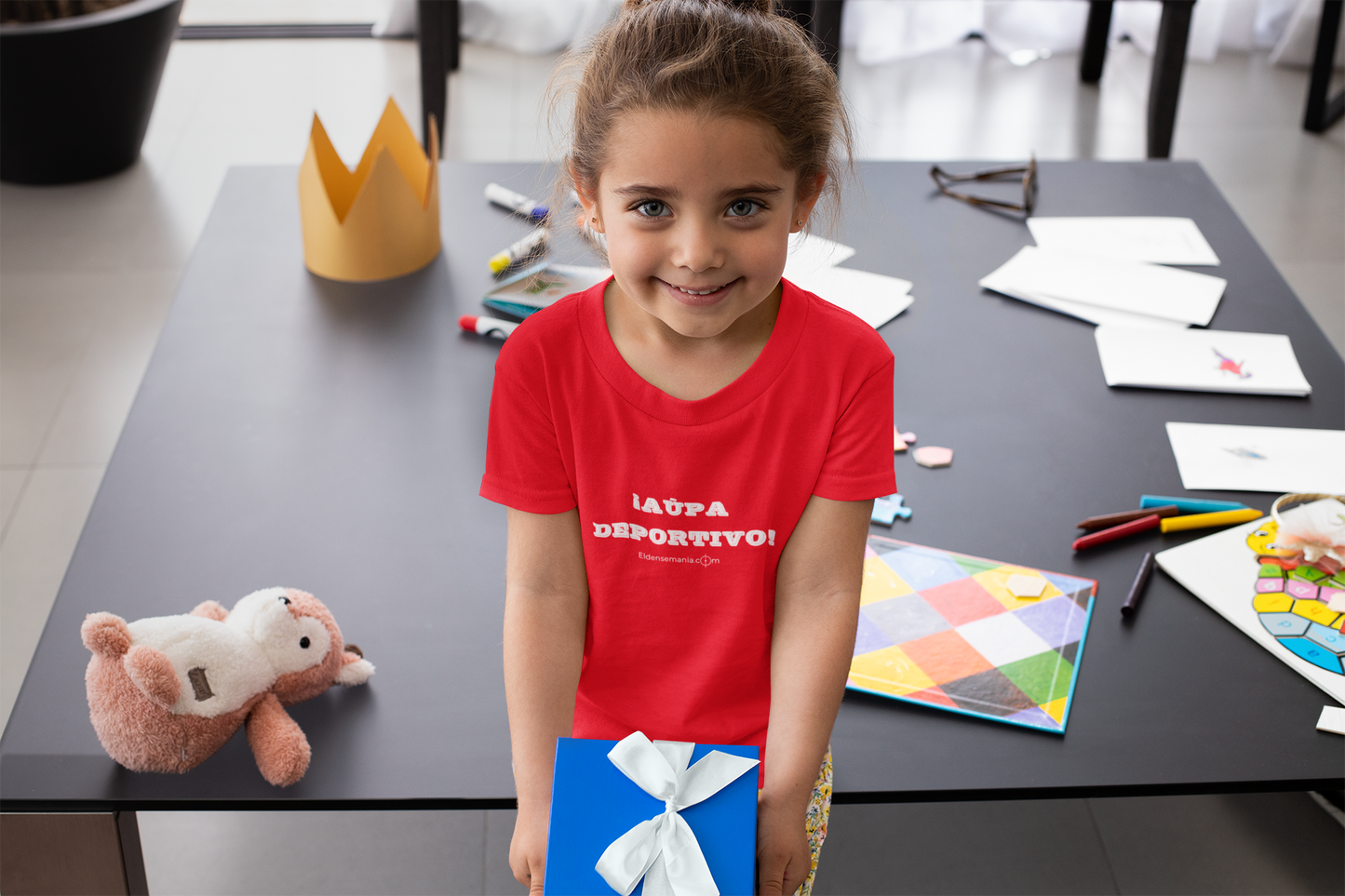 Camiseta Infantil Aúpa Rojo