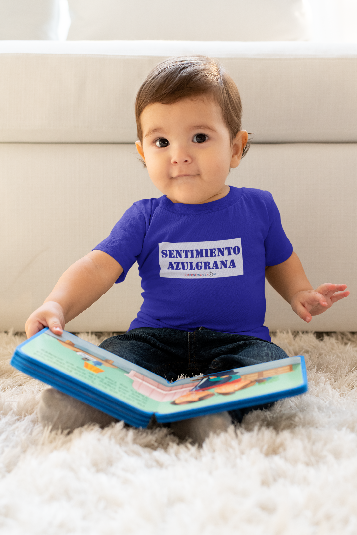 Camiseta Infantil Sentimiento Azul