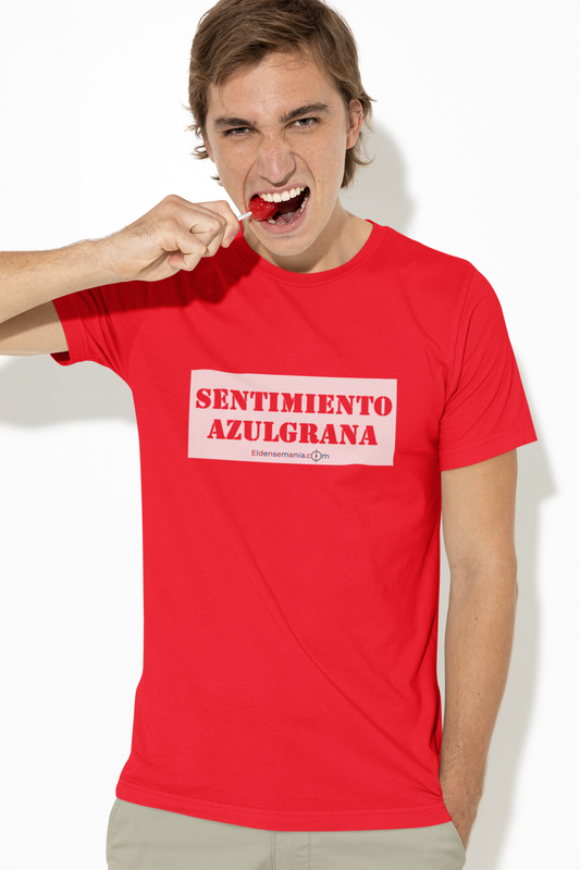 Camiseta Adulto Sentimiento Rojo